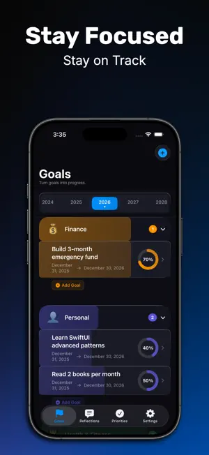 Goal Tracker - MyGoalMate screenshot 2