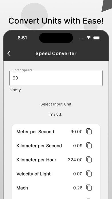 Area Measure Calculator Screenshot