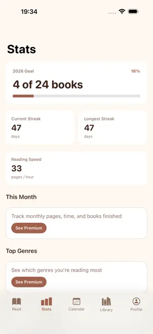 Spindl: Reading Journal screenshot 3