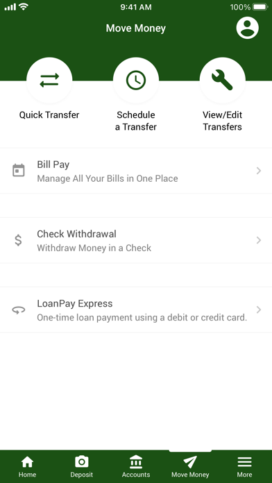 Heartland Credit Union App Screenshot