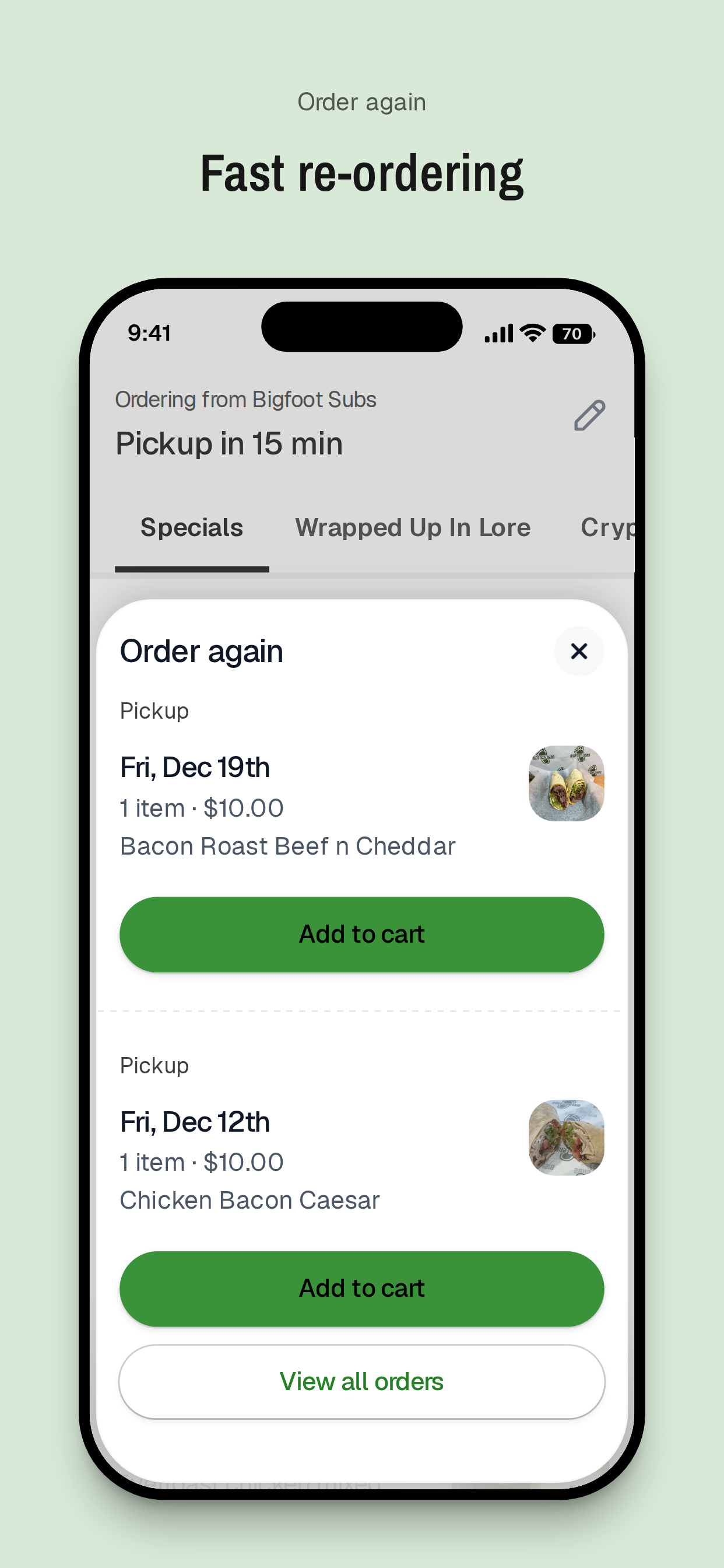 Bigfoot Subs To Go screenshot 4