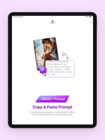ProMPT - AI Prompt Generator iPad screenshot