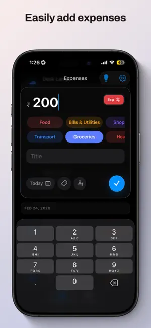Expenses: Simplified Budgeting screenshot 2