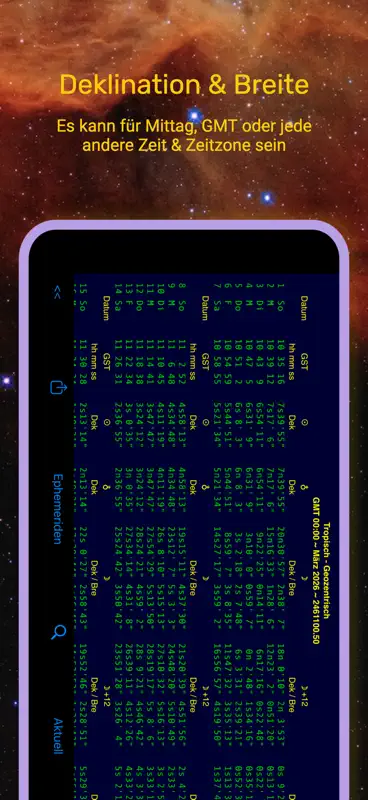 iPhemeris Ephemeriden screenshot 4 of 7