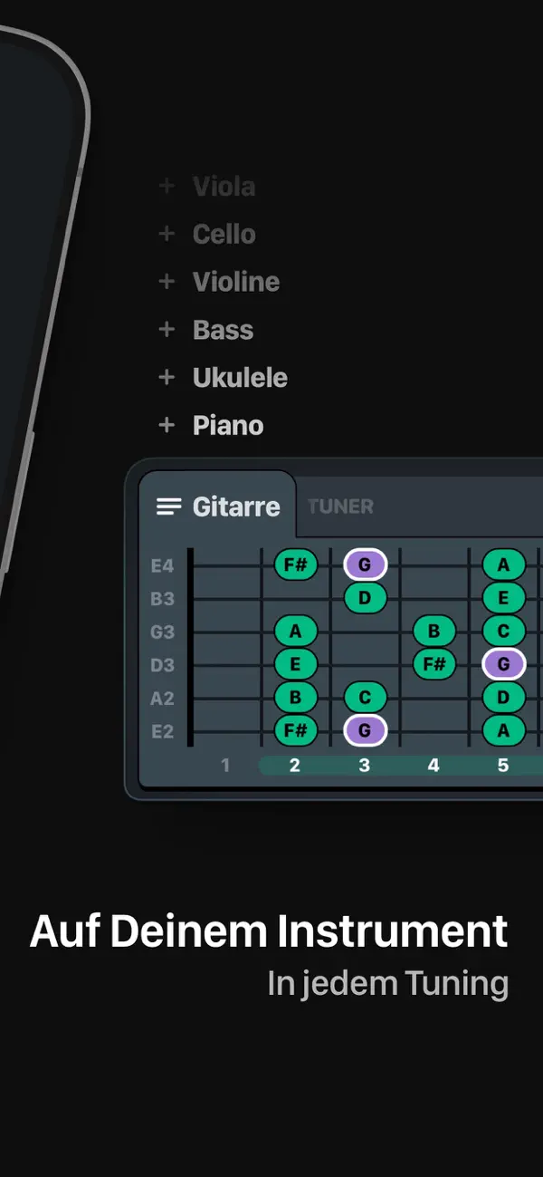 TONALY: Songs & Tonleitern iPhone App Screenshot 3 – Musik