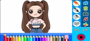 Kpop Girls Coloring & Puzzle screenshot 4