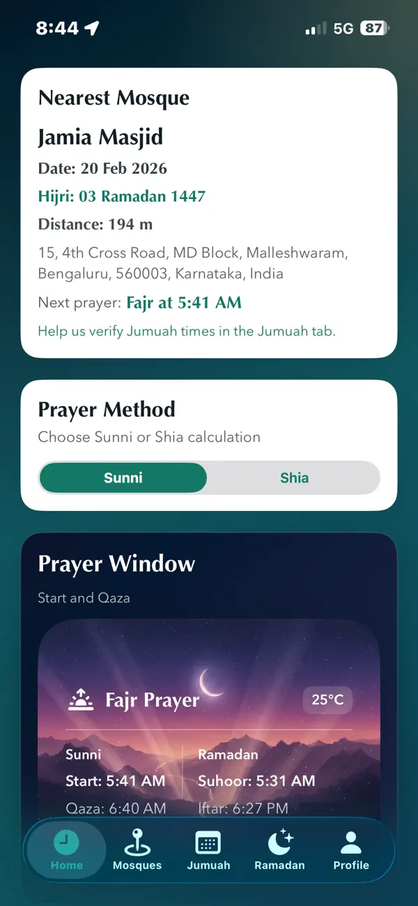 #3. SalahSpot (iOS) Ved: Shazaib Shoukath
