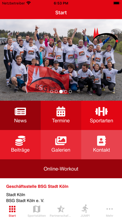 BSG Stadt Köln Screenshot