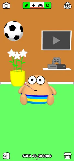 Captura de pantalla de Pou 3D en iPhone 3