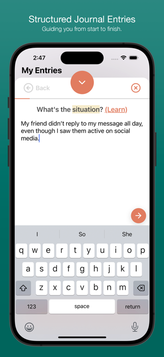 Thought Journal - for CBT Screenshot 4 of 7