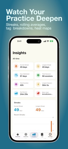 Lotus Bud Meditation Timer Screenshot 4 of 6