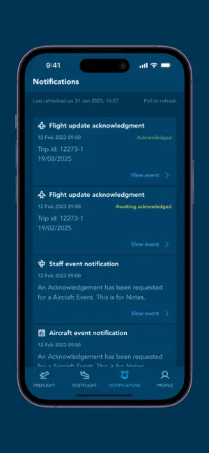 MySky Scheduler CrewApp 2.0 screenshot 2
