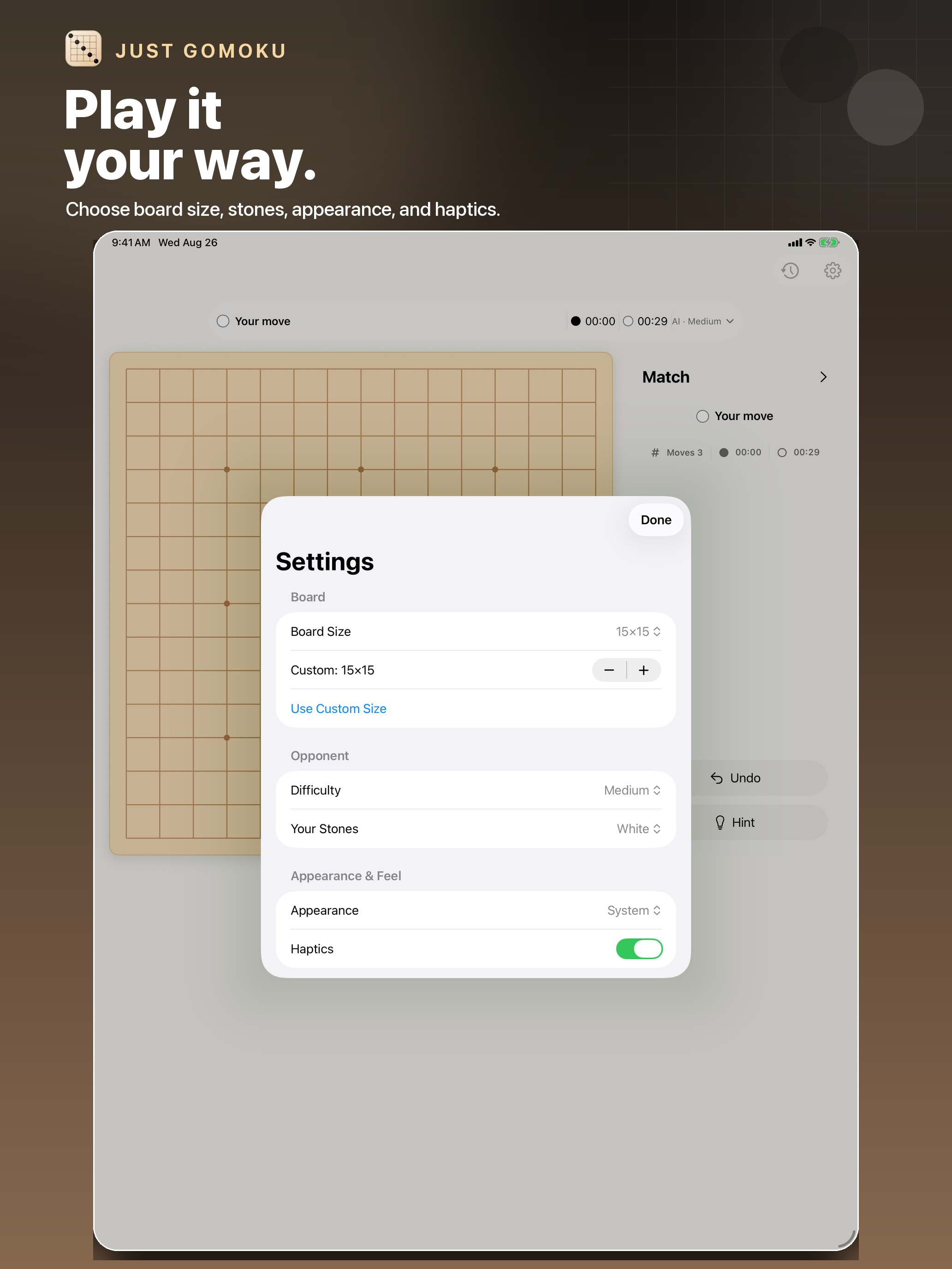 Gomoku by Flatre screenshot 12