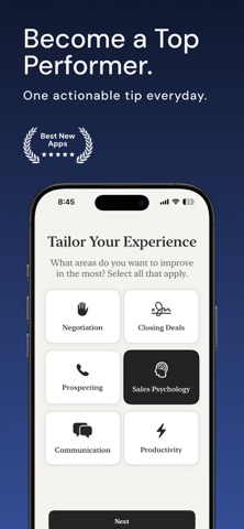 Daily Sales Tips & Motivation iPhone screenshot