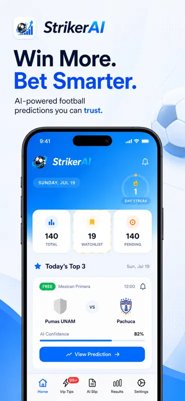 AI Football Predictions & Tips screenshot 1 of 5