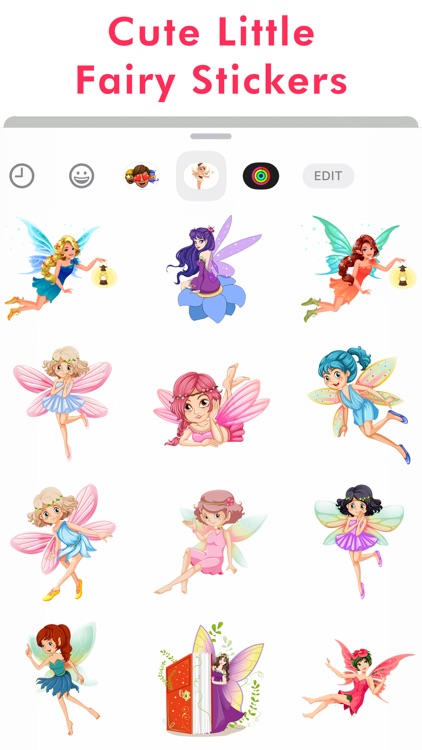 Cute Little Fairy Stickers