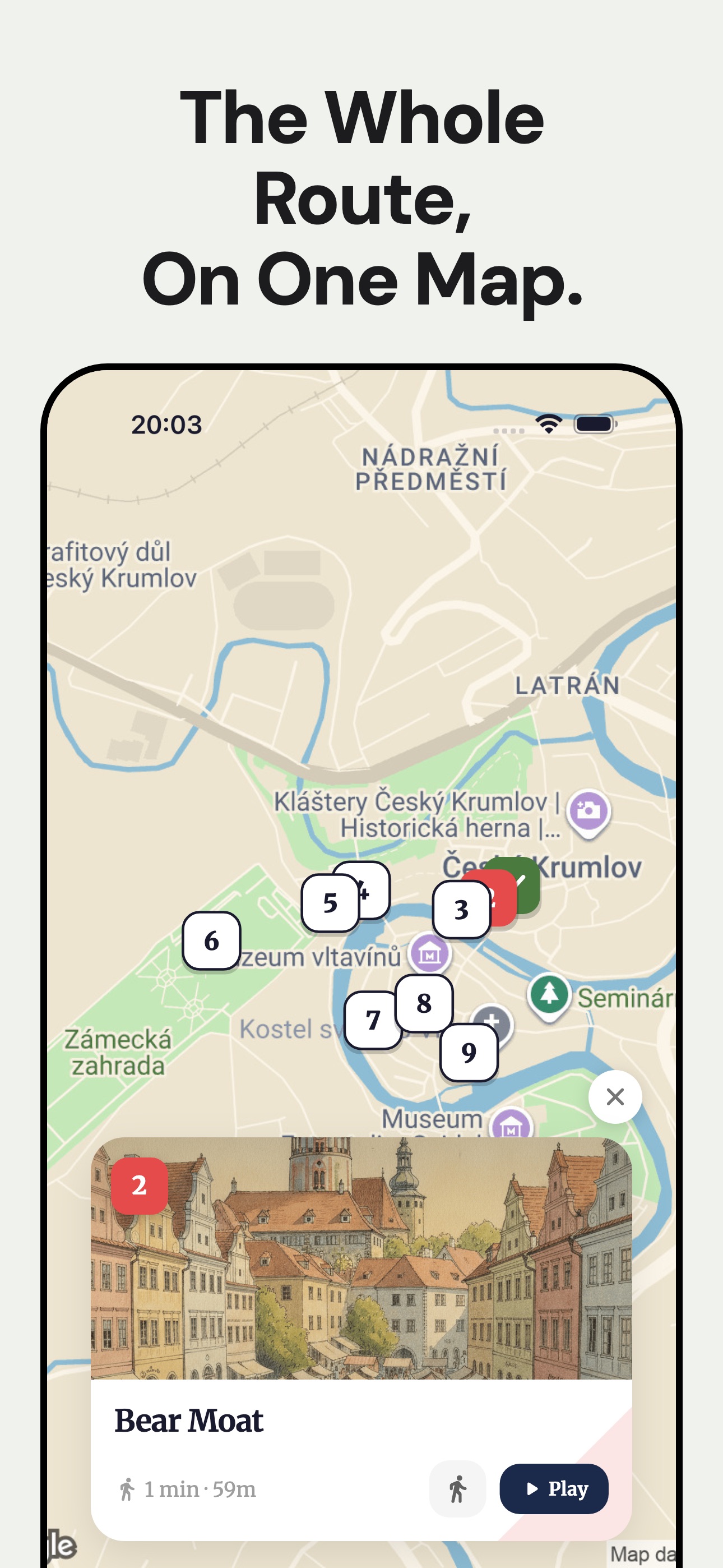 Screenshot 3 of Český Krumlov Audio Guide