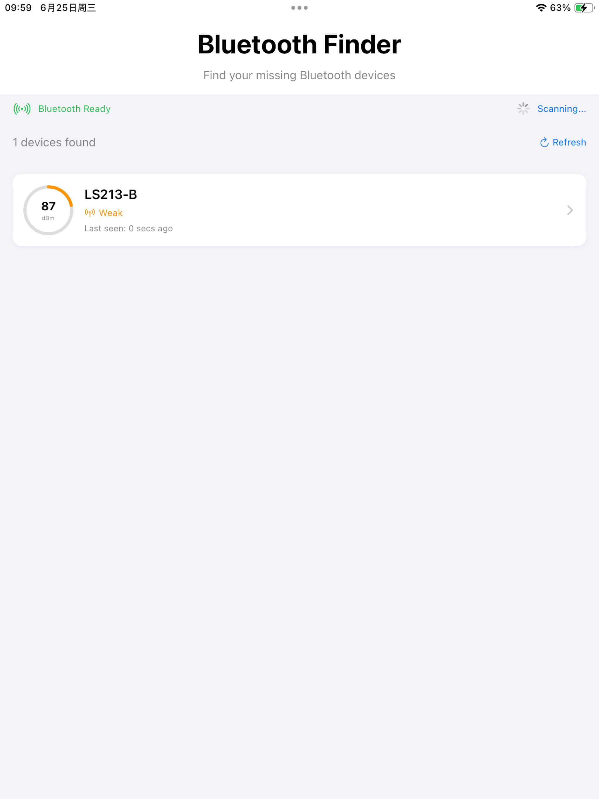 Bluetooth BLE Signal Finder