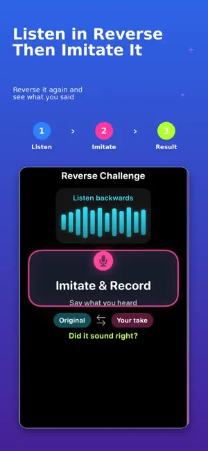 Reverse Voice Game screenshot 2