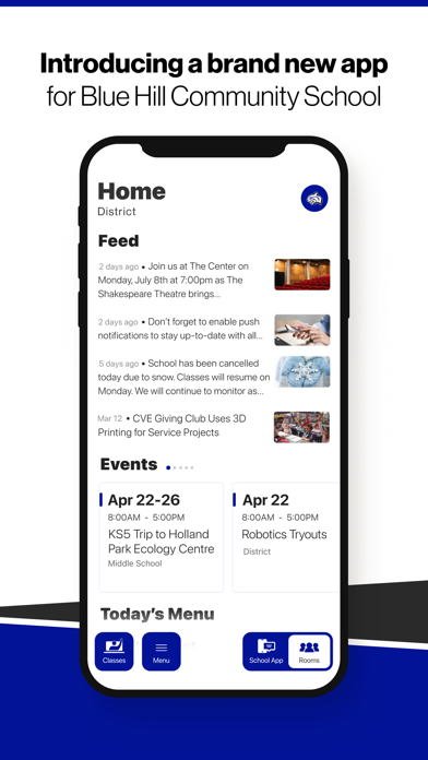 Blue Hill Schools, NE Screenshot