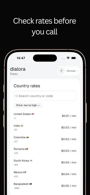 Dialora screenshot 2