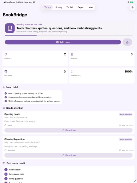 Book Bridges screenshot 2