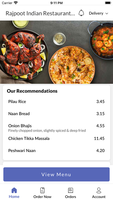 Rajpoot Indian Restaurants Screenshot