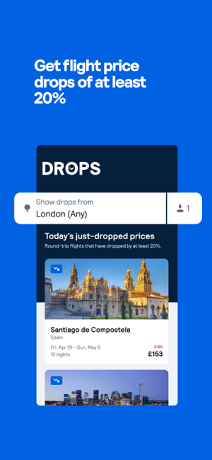 ‎Skyscanner Flights Hotels Cars Screenshot