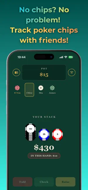 Stacked - Poker Chip Tracker screenshot 1