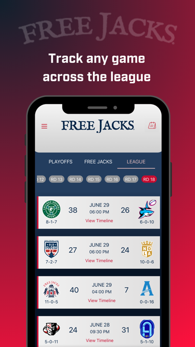Free Jacks Rugby Screenshot