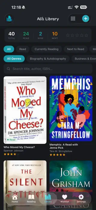 xLibrary grid view