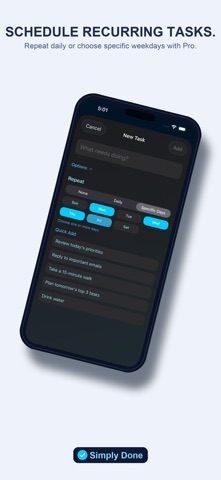 Simply Done: Daily Tasks Screenshot 5 of 5