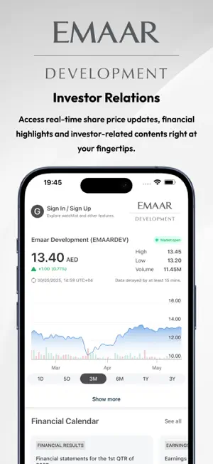 Emaar Development IR screenshot 1