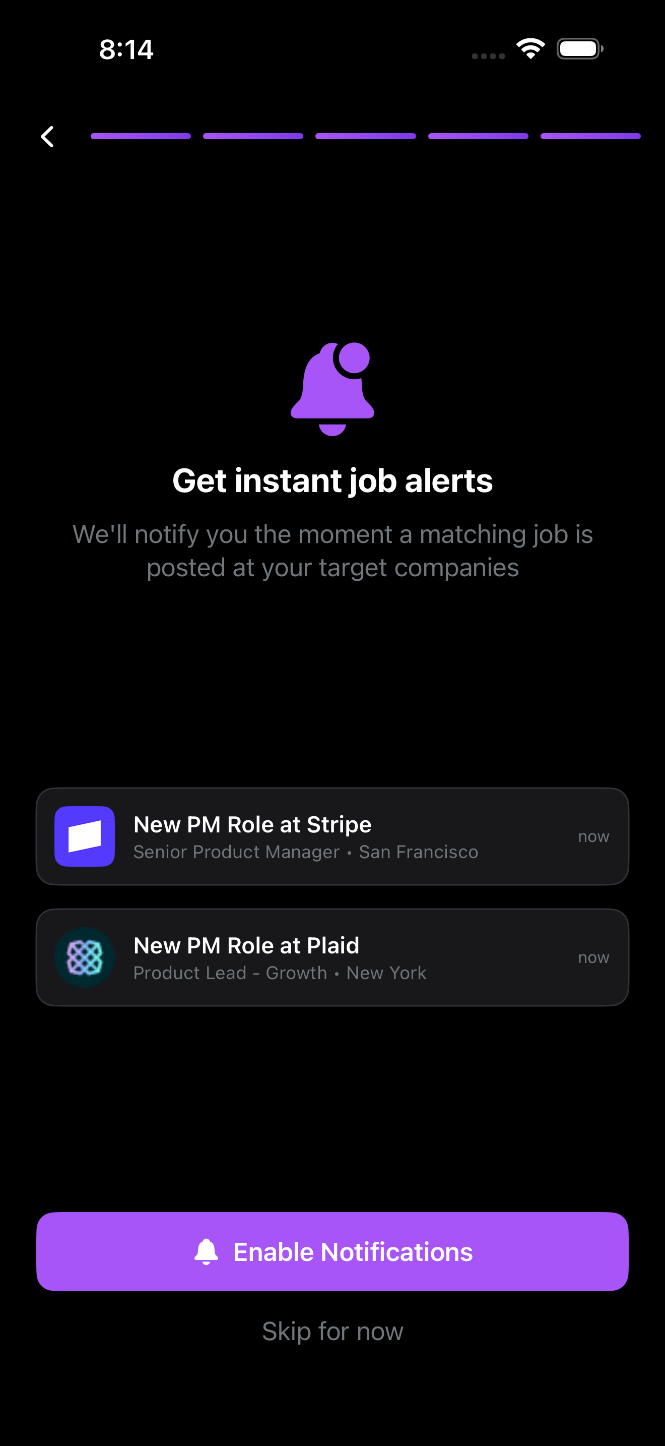 Trackly: Apply first