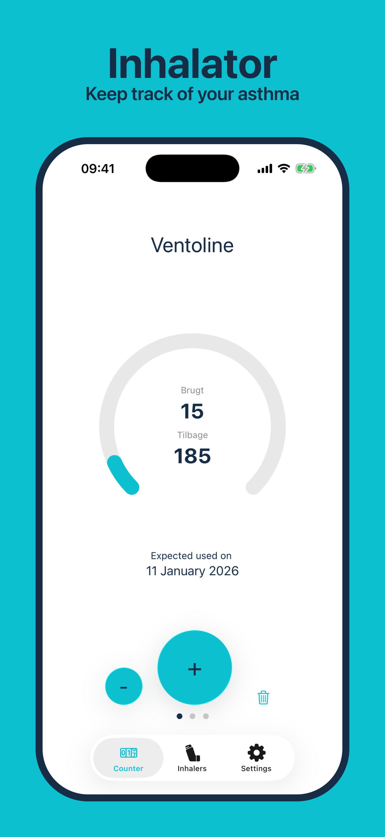 Inhaler tracker: Inhalator