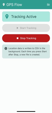 GPS Flow screenshot