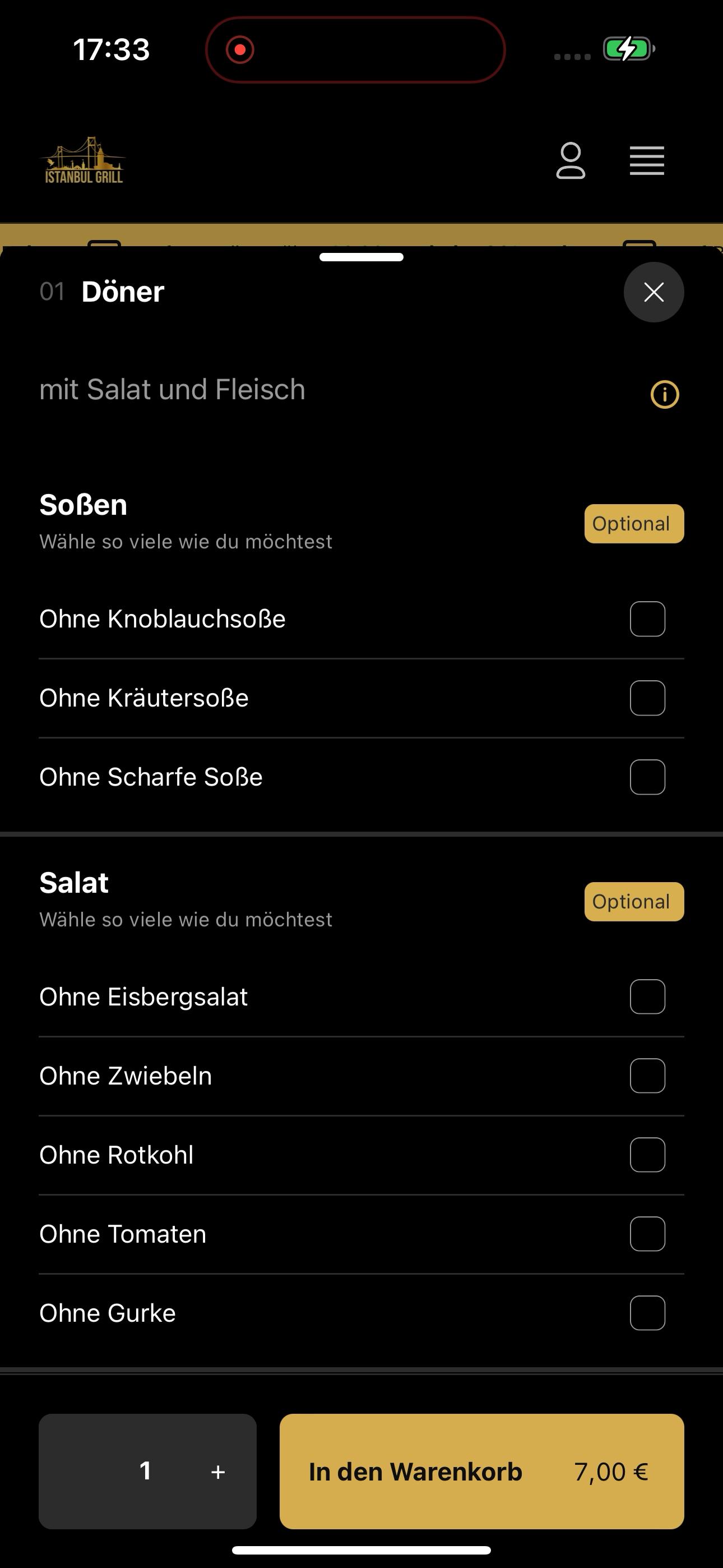 Gaststätte Istanbul screenshot 4