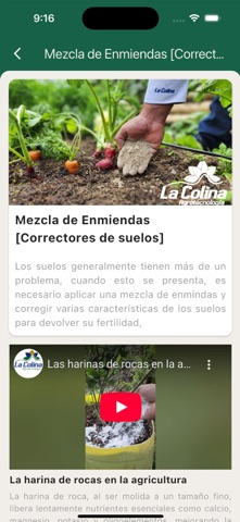 Calculadora La Colina iPhone screenshot