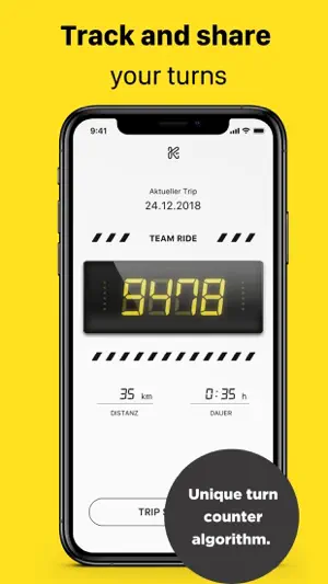 Kurvenheld Turns Tracker. Navi screenshot 2