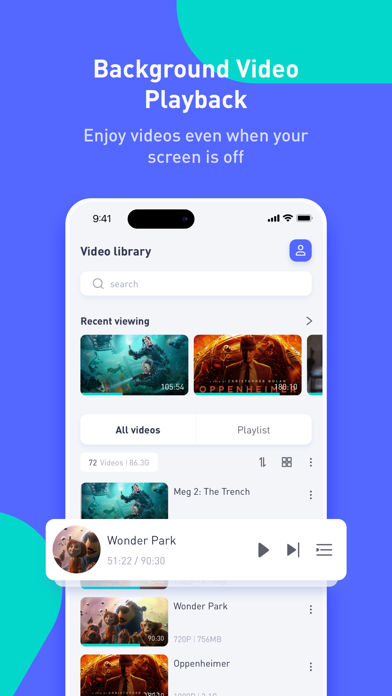 X Player - Watch TV and Movies Screenshot