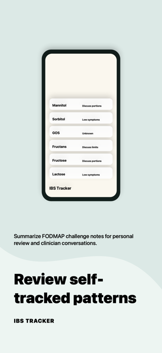 IBS Tracker: FODMAP Diary Screenshot 1 of 5
