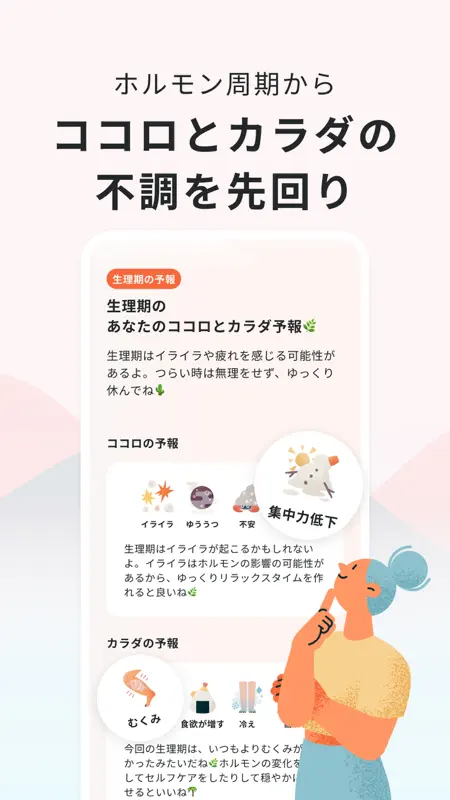 ソフィBe - 生理＆体調管理アプリ・月経周期＆妊活サポート screenshot 5 of 7
