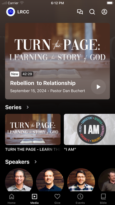 Laurel Ridge Community Church Screenshot