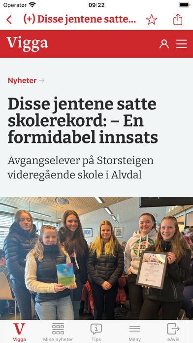 Vigga Nyheter Screenshot