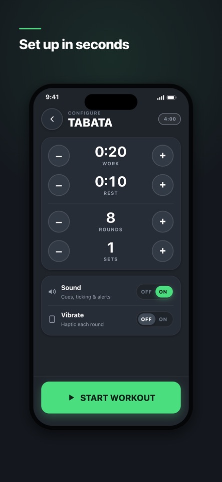 Fitmer: HIIT Interval Timer screenshot 2