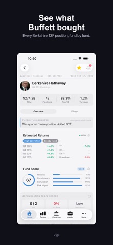 Vigil - Smart Money Tracker screenshot