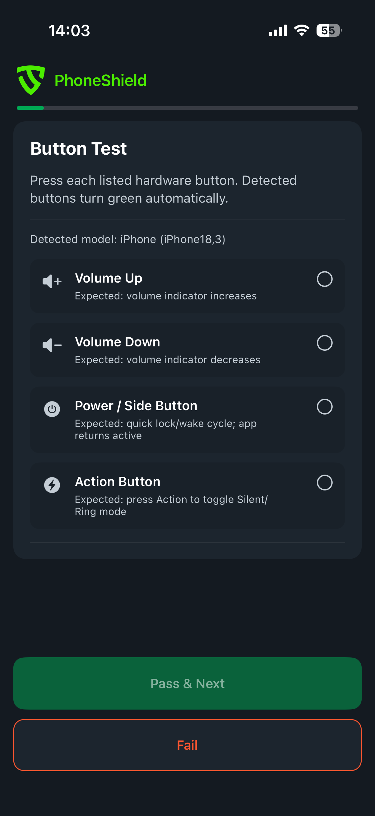 PhoneShieldDiagnose screenshot 4