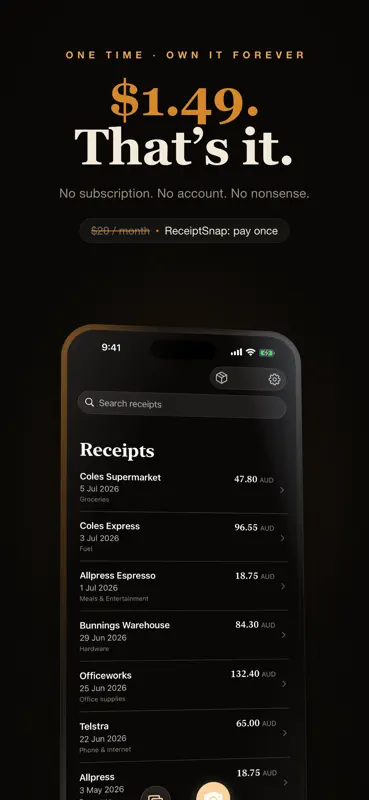 ReceiptSnap by Roam screenshot 1 of 5
