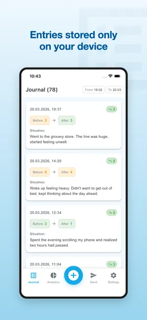 Mentalium: Voice CBT Diary screenshot 3