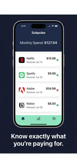 Subpulse: Sub Tracker screenshot 2